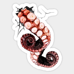 The Tentacles Within... Release The Kraken! Sticker